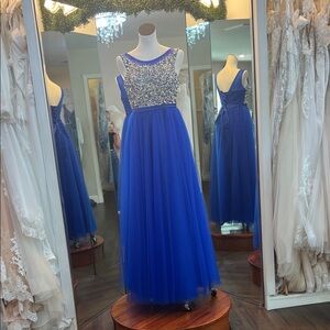 Dazzling Blue Sequin Dress